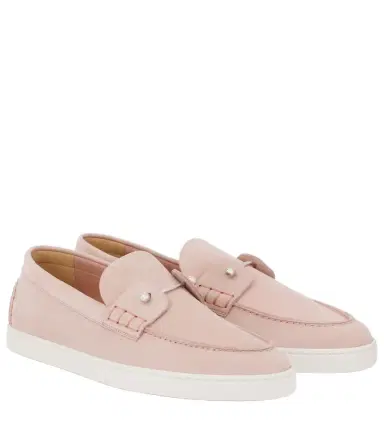 Christian Louboutin Chambeliboat suede slip-on shoes | Thumbnail 1 Christian Louboutin Chambeliboat suede slip-on shoes | Thumbnail 1