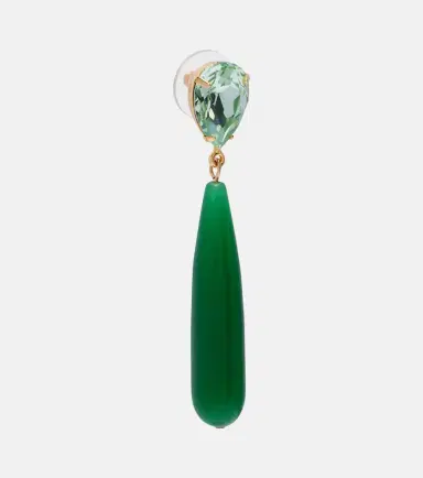 Jennifer Behr Caroline embellished drop earrings | Thumbnail 3 Jennifer Behr Caroline embellished drop earrings | Thumbnail 3