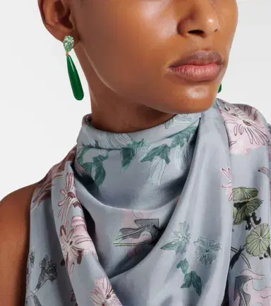 Jennifer Behr Caroline embellished drop earrings | Thumbnail 5 Jennifer Behr Caroline embellished drop earrings | Thumbnail 5
