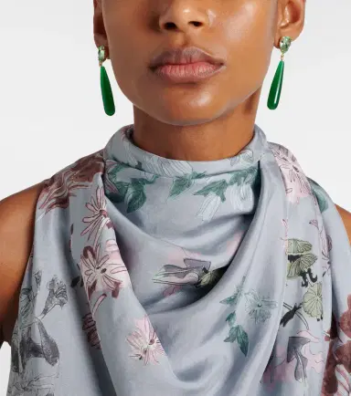 Jennifer Behr Caroline embellished drop earrings | Thumbnail 6 Jennifer Behr Caroline embellished drop earrings | Thumbnail 6