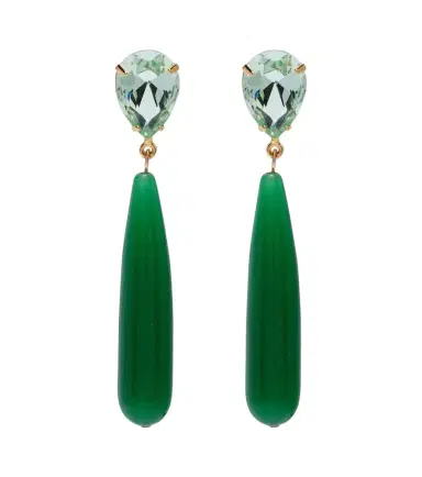 Jennifer Behr Caroline embellished drop earrings | Thumbnail 1 Jennifer Behr Caroline embellished drop earrings | Thumbnail 1