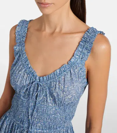 Doen Dôen Emmaretta floral cotton voile midi dress | Thumbnail 2 Doen Dôen Emmaretta floral cotton voile midi dress | Thumbnail 2