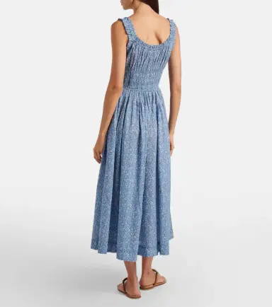 Doen Dôen Emmaretta floral cotton voile midi dress | Thumbnail 5 Doen Dôen Emmaretta floral cotton voile midi dress | Thumbnail 5