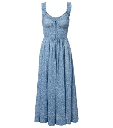 Doen Dôen Emmaretta floral cotton voile midi dress | Thumbnail 1 Doen Dôen Emmaretta floral cotton voile midi dress | Thumbnail 1