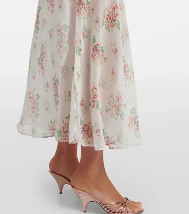 DÔEN Dôen Amelisse floral silk georgette maxi dress | Thumbnail 4 DÔEN Dôen Amelisse floral silk georgette maxi dress | Thumbnail 4