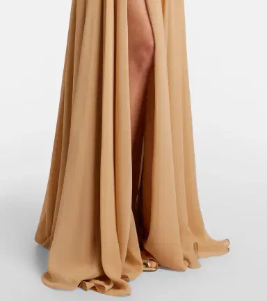 Elie Saab Raffia-trimmed silk-blend tulle gown | Thumbnail 5 Elie Saab Raffia-trimmed silk-blend tulle gown | Thumbnail 5