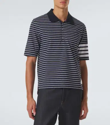 Thom Browne 4-Bar striped cotton polo shirt | Thumbnail 5 Thom Browne 4-Bar striped cotton polo shirt | Thumbnail 5
