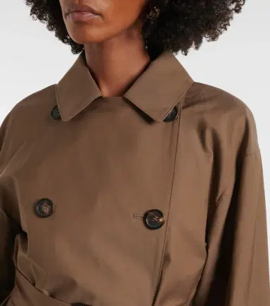 Max Mara Cotton-blend trench coat | Thumbnail 2 Max Mara Cotton-blend trench coat | Thumbnail 2