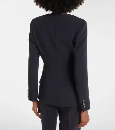 Max Mara Pleated cady blazer | Thumbnail 3 Max Mara Pleated cady blazer | Thumbnail 3
