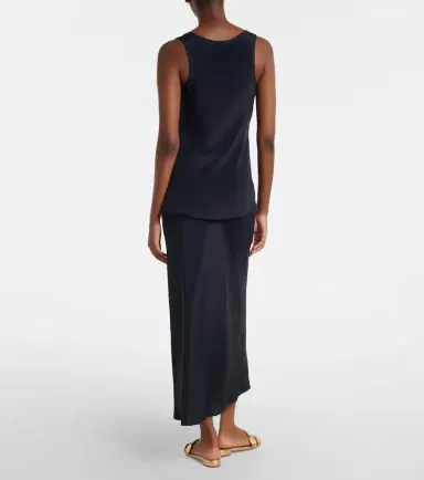 Max Mara Sospiro silk satin maxi skirt | Thumbnail 5 Max Mara Sospiro silk satin maxi skirt | Thumbnail 5