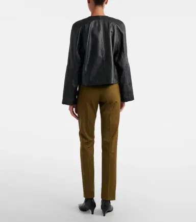 Max Mara Cotton-blend slim pants | Thumbnail 2 Max Mara Cotton-blend slim pants | Thumbnail 2