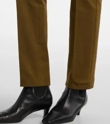 Max Mara Cotton-blend slim pants | Thumbnail 4 Max Mara Cotton-blend slim pants | Thumbnail 4