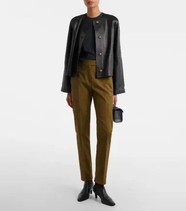 Max Mara Cotton-blend slim pants | Thumbnail 6 Max Mara Cotton-blend slim pants | Thumbnail 6