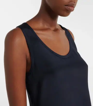 Max Mara Silk crêpe de chine tank top | Thumbnail 5 Max Mara Silk crêpe de chine tank top | Thumbnail 5