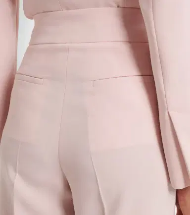 Max Mara Pleated cady straight pants | Thumbnail 3 Max Mara Pleated cady straight pants | Thumbnail 3