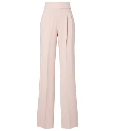 Max Mara Pleated cady straight pants | Thumbnail 1 Max Mara Pleated cady straight pants | Thumbnail 1