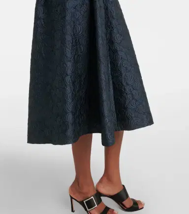 'S Max Mara Belted jacquard midi dress | Thumbnail 5 'S Max Mara Belted jacquard midi dress | Thumbnail 5