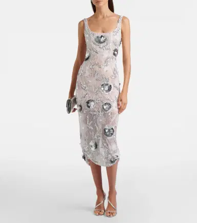 Rachel Gilbert Pierre embellished midi dress | Thumbnail 2 Rachel Gilbert Pierre embellished midi dress | Thumbnail 2
