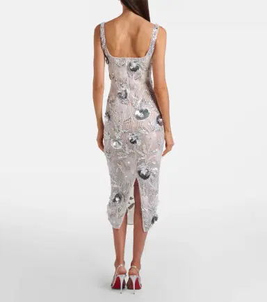 Rachel Gilbert Pierre embellished midi dress | Thumbnail 4 Rachel Gilbert Pierre embellished midi dress | Thumbnail 4