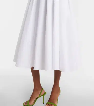 'S Max Mara Pleated cotton poplin shirt dress | Thumbnail 4 'S Max Mara Pleated cotton poplin shirt dress | Thumbnail 4