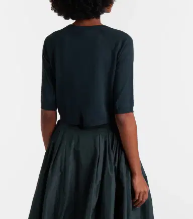 'S Max Mara Cropped cotton, silk and cashmere cardigan | Thumbnail 5 'S Max Mara Cropped cotton, silk and cashmere cardigan | Thumbnail 5