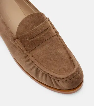 Max Mara Suede penny lofaers | Thumbnail 4 Max Mara Suede penny lofaers | Thumbnail 4