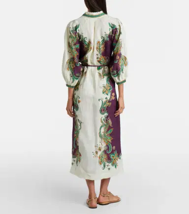 Alemais Alémais Ruthie printed linen shirt dress | Thumbnail 3 Alemais Alémais Ruthie printed linen shirt dress | Thumbnail 3