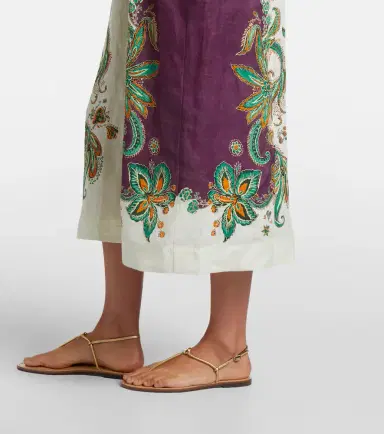Alemais Alémais Ruthie printed linen shirt dress | Thumbnail 6 Alemais Alémais Ruthie printed linen shirt dress | Thumbnail 6
