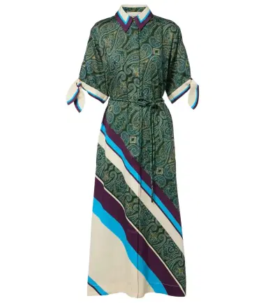 Alemais Alémais Joni printed linen-blend shirt dress | Thumbnail 1 Alemais Alémais Joni printed linen-blend shirt dress | Thumbnail 1