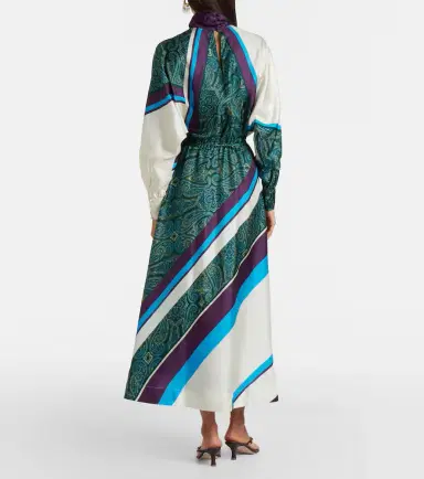 Alemais Alémais Joni printed silk midi dress | Thumbnail 5 Alemais Alémais Joni printed silk midi dress | Thumbnail 5