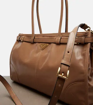 Prada Bonnie Large leather shoulder bag | Thumbnail 4 Prada Bonnie Large leather shoulder bag | Thumbnail 4