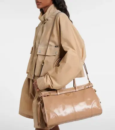 Prada Bonnie Large leather shoulder bag | Thumbnail 6 Prada Bonnie Large leather shoulder bag | Thumbnail 6