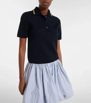 Moncler Knitted cotton polo shirt | Thumbnail 2 Moncler Knitted cotton polo shirt | Thumbnail 2