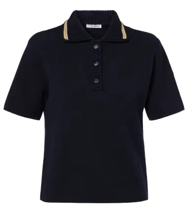 Moncler Knitted cotton polo shirt | Thumbnail 1 Moncler Knitted cotton polo shirt | Thumbnail 1