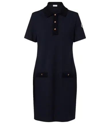 Moncler Cotton piqué polo dress | Thumbnail 1 Moncler Cotton piqué polo dress | Thumbnail 1