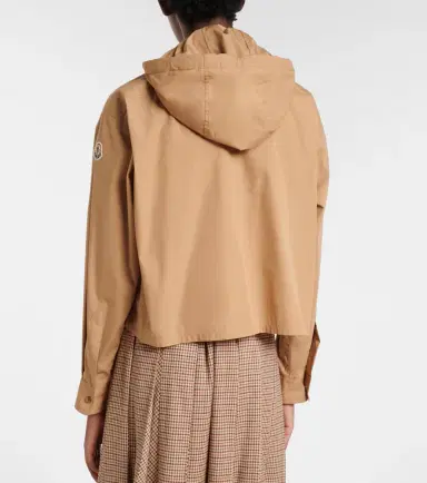 Moncler Hooded cotton-blend jacket | Thumbnail 5 Moncler Hooded cotton-blend jacket | Thumbnail 5