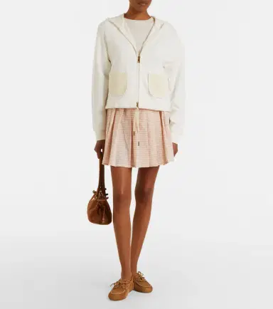Moncler Cotton-blend zip-up hoodie | Thumbnail 2 Moncler Cotton-blend zip-up hoodie | Thumbnail 2