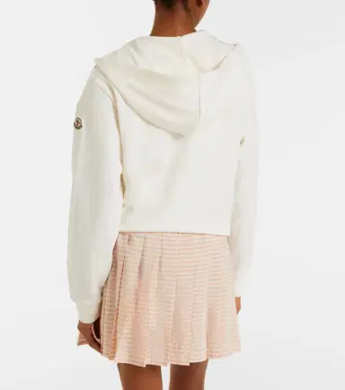 Moncler Cotton-blend zip-up hoodie | Thumbnail 4 Moncler Cotton-blend zip-up hoodie | Thumbnail 4