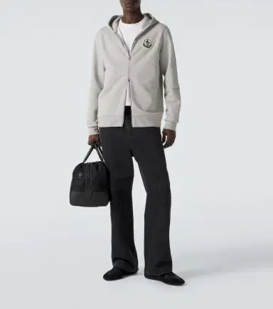 Moncler Logo cotton zip-up hoodie | Thumbnail 2 Moncler Logo cotton zip-up hoodie | Thumbnail 2