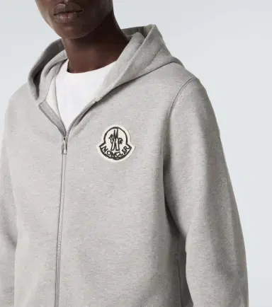 Moncler Logo cotton zip-up hoodie | Thumbnail 6 Moncler Logo cotton zip-up hoodie | Thumbnail 6