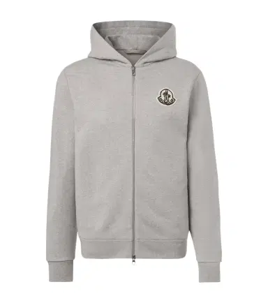 Moncler Logo cotton zip-up hoodie | Thumbnail 1 Moncler Logo cotton zip-up hoodie | Thumbnail 1