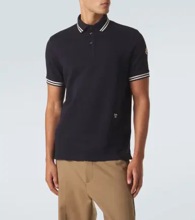Moncler Cotton piqué polo shirt | Thumbnail 3 Moncler Cotton piqué polo shirt | Thumbnail 3