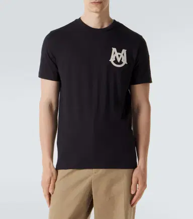 Moncler Logo cotton jersey T-shirt | Thumbnail 4 Moncler Logo cotton jersey T-shirt | Thumbnail 4