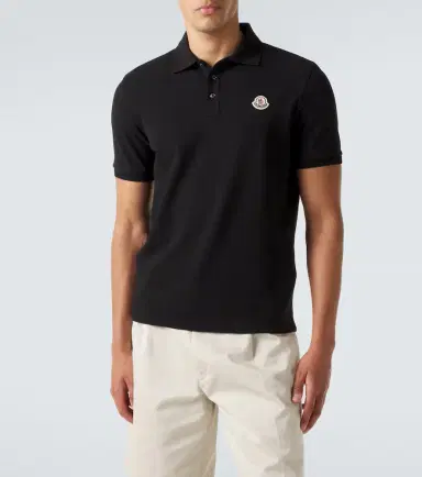 Moncler ogo cotton piqué polo shirt | Thumbnail 5 Moncler ogo cotton piqué polo shirt | Thumbnail 5