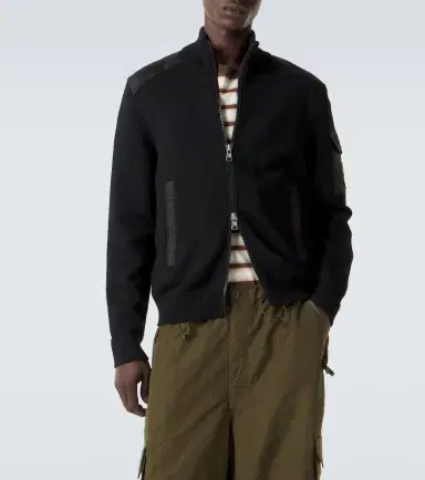 Moncler Tricot down-paneled virgin wool cardigan | Thumbnail 2 Moncler Tricot down-paneled virgin wool cardigan | Thumbnail 2
