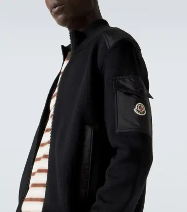Moncler Tricot down-paneled virgin wool cardigan | Thumbnail 4 Moncler Tricot down-paneled virgin wool cardigan | Thumbnail 4