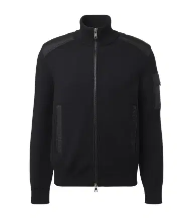 Moncler Tricot down-paneled virgin wool cardigan | Thumbnail 1 Moncler Tricot down-paneled virgin wool cardigan | Thumbnail 1