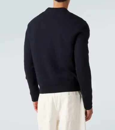 Moncler Logo virgin wool sweater | Thumbnail 5 Moncler Logo virgin wool sweater | Thumbnail 5