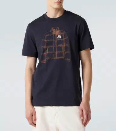Moncler Printed cotton jersey T-shirt | Thumbnail 5 Moncler Printed cotton jersey T-shirt | Thumbnail 5