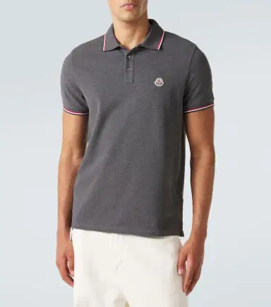 Moncler ogo cotton piqué polo shirt | Thumbnail 2 Moncler ogo cotton piqué polo shirt | Thumbnail 2
